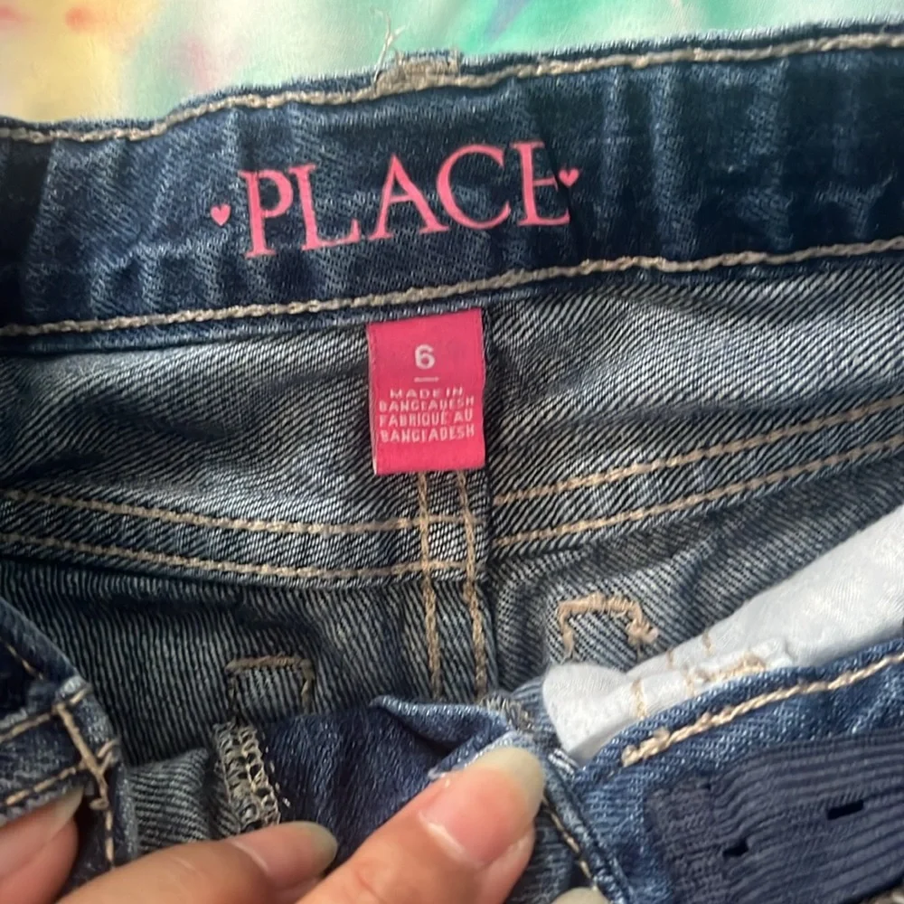 The children’s place shorts x4 and 2 wonder nation shirts size 6, 6X-7